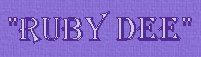 Ruby Dee